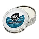 All Good Zinc Butter Sunscreen - Travel Size, Zinc Oxide Face, Nose, Ears Sunscreen, UVA/UVB Broad Spectrum SPF 50+ Water Resistant, Coral Reef