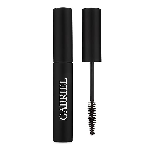 Gabriel Cosmetics Mascara (Black Brown), Natural, Paraben Free, Vegan, Gluten free, Cruelty free, No GMO, Voluminous full lashes, Non flaky, Water