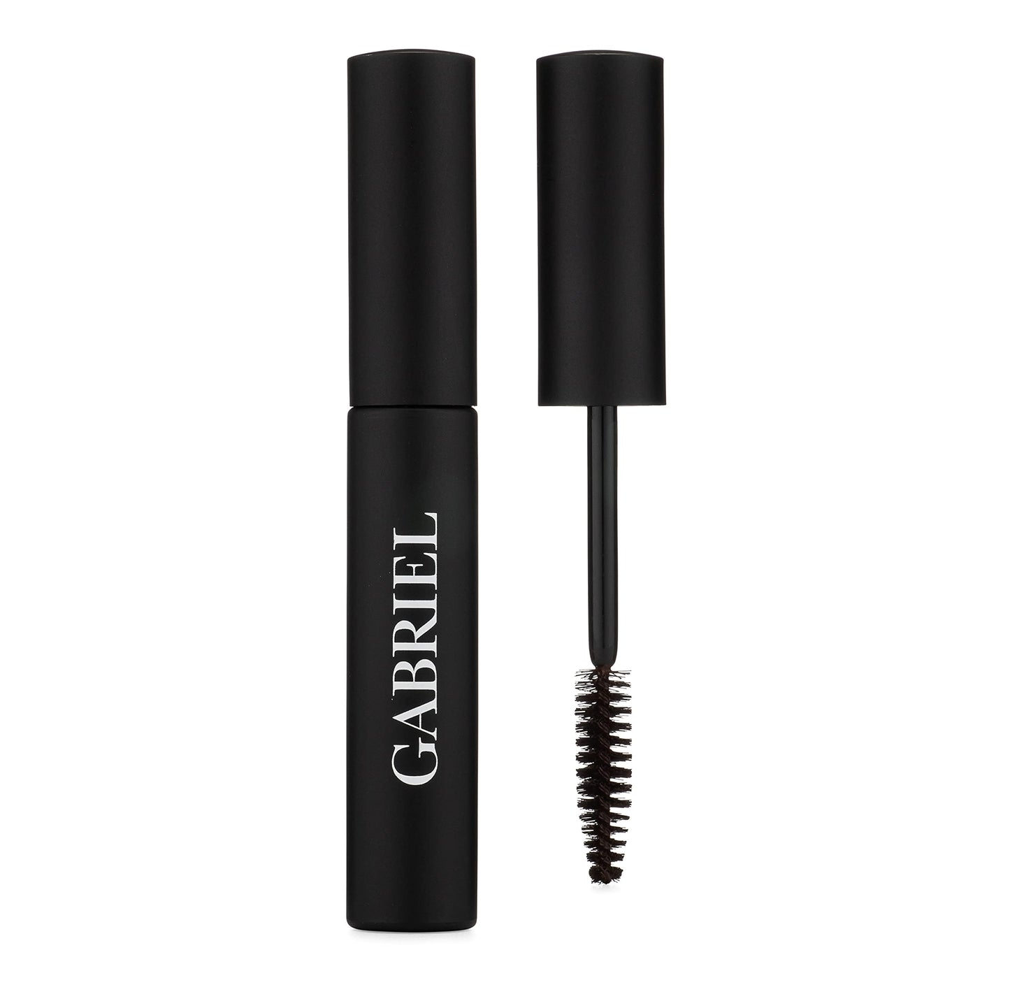 Gabriel Cosmetics Mascara (Black Brown), Natural, Paraben Free, Vegan, Gluten free, Cruelty free, No GMO, Voluminous full lashes, Non flaky, Water