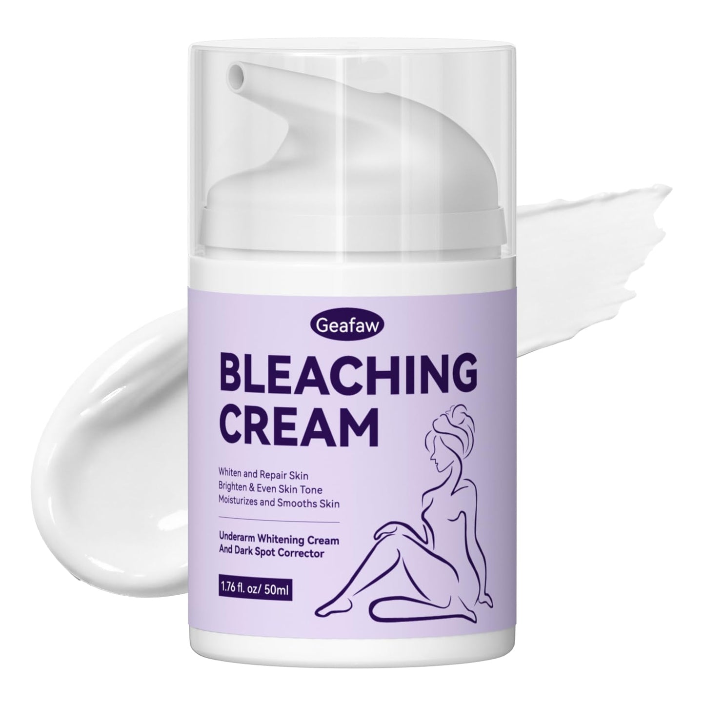Skin Bleaching Cream, Skin Lightening Cream with Vitamin C for Intimate Areas, Dark Spot Remover for Body, Sensitive, Face, Intimate Areas Underarms