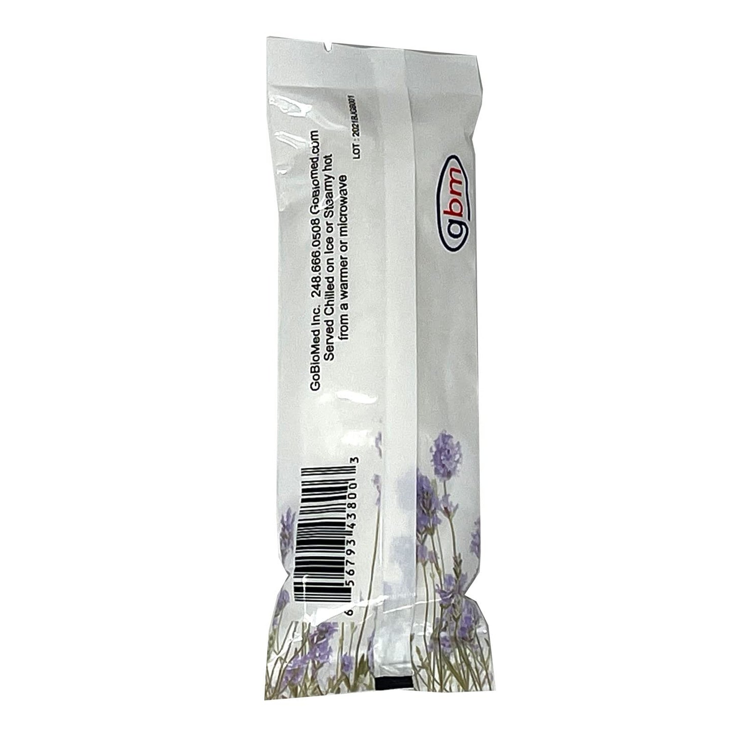 Asheva 8" x 9" Individually Wrapped Oshibori Disposable Towels - Luxurious Moist Cotton Hot/Cold Refreshment Towel - Lavender, Lemon, or Tea Tree