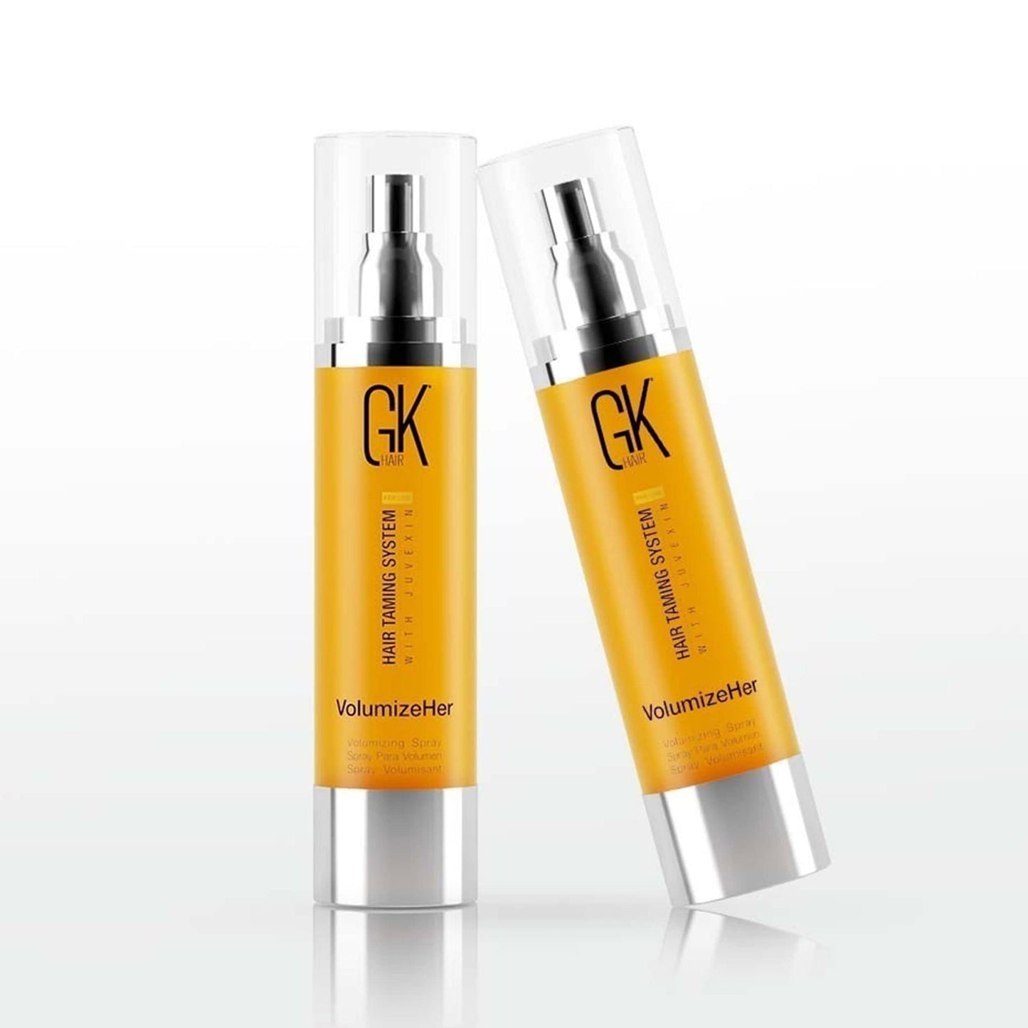 GK HAIR Global Keratin VolumizeHer (3.4 Fl Oz/100ml) Hair Spray, Anti-Frizz Hair Straightener, Heat Protectant Spray For Volume, Texture & Hold