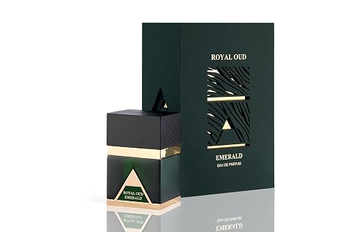 Maison GHandour Royal Oud Emerald | Luxury Perfume for Men and Women | Unisex Perfume with Notes of Cassis, Litchi, and Mandarin Orange | Oud Perfume