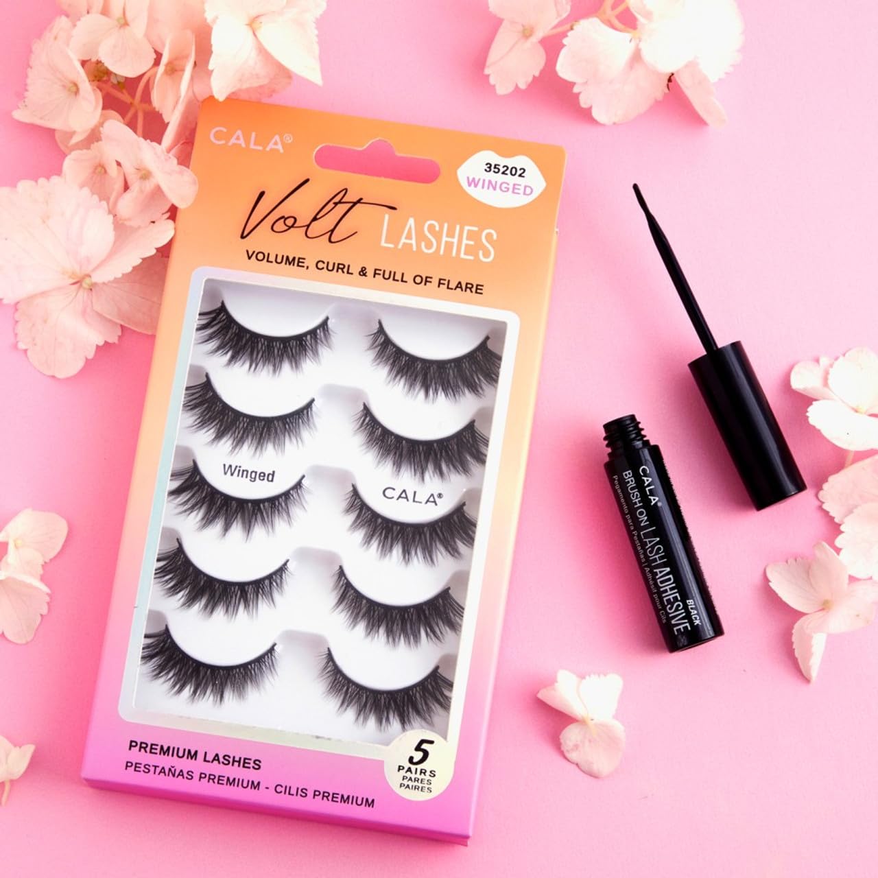 Cala Volt Lashes volume, curl & full of flare 5 pairs (winged)
