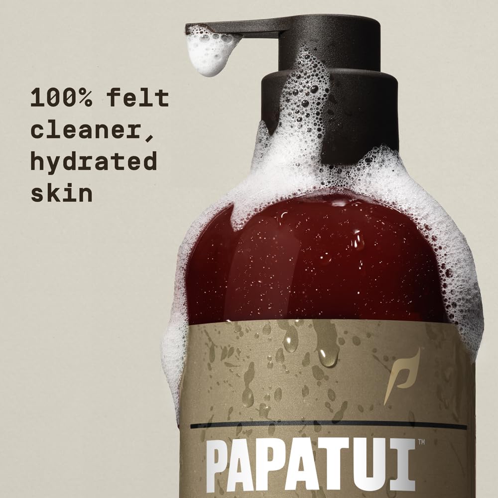 PAPATUI by Dwayne Johnson Refreshing Body Wash for Men | Exfoliating, Hydrating & Made with Coconut Oil | Vanilla Shea | 28 oz