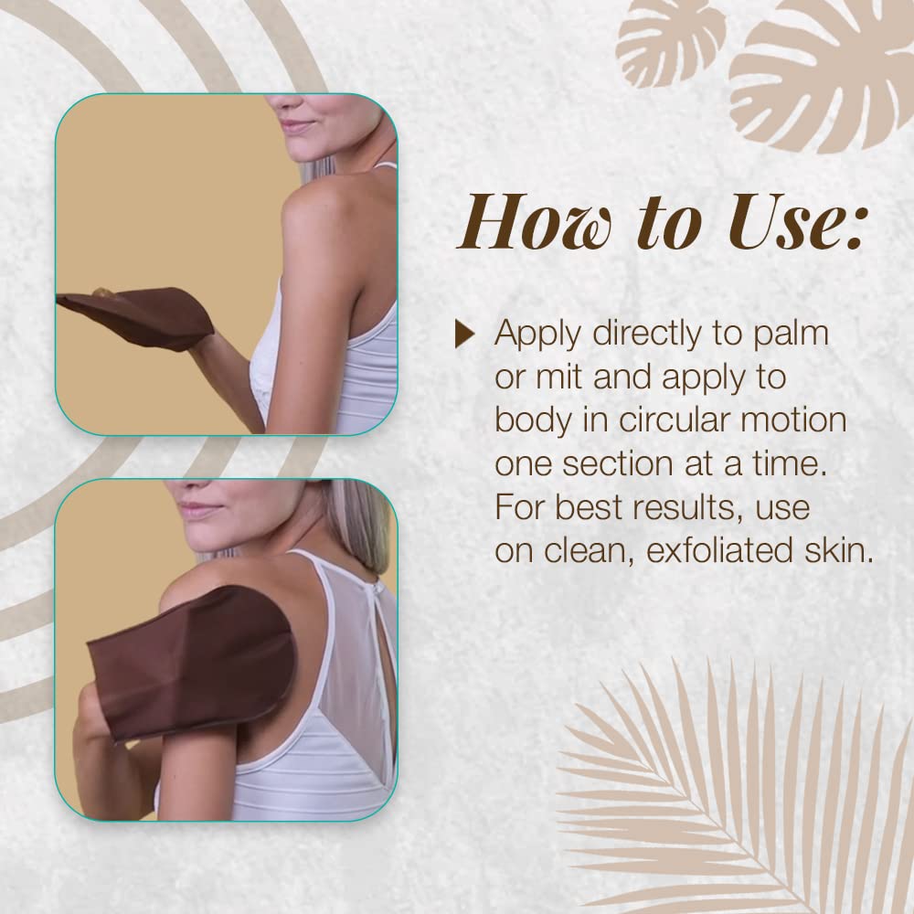 Body Drench Quick Tan Instant Wash-Off Self Tanner - 24-Hour Sunless Self Tanning Lotion for Face & Body, Natural-Looking Bronze Glow, Fake Tan 6 fl