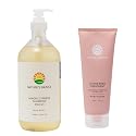 Nature's Dazzle Hinoki Cypress Shampoo(Black Berry Scent) 33.8oz & Citrus Brew Treatment (Grapefruit Scent)7.4oz - Scalp Soothing & Deep Nourishing