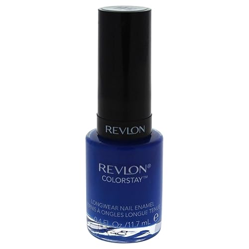 REVLON Colorstay Nail Enamel, Indigo Night, 0.4 Fluid Ounce