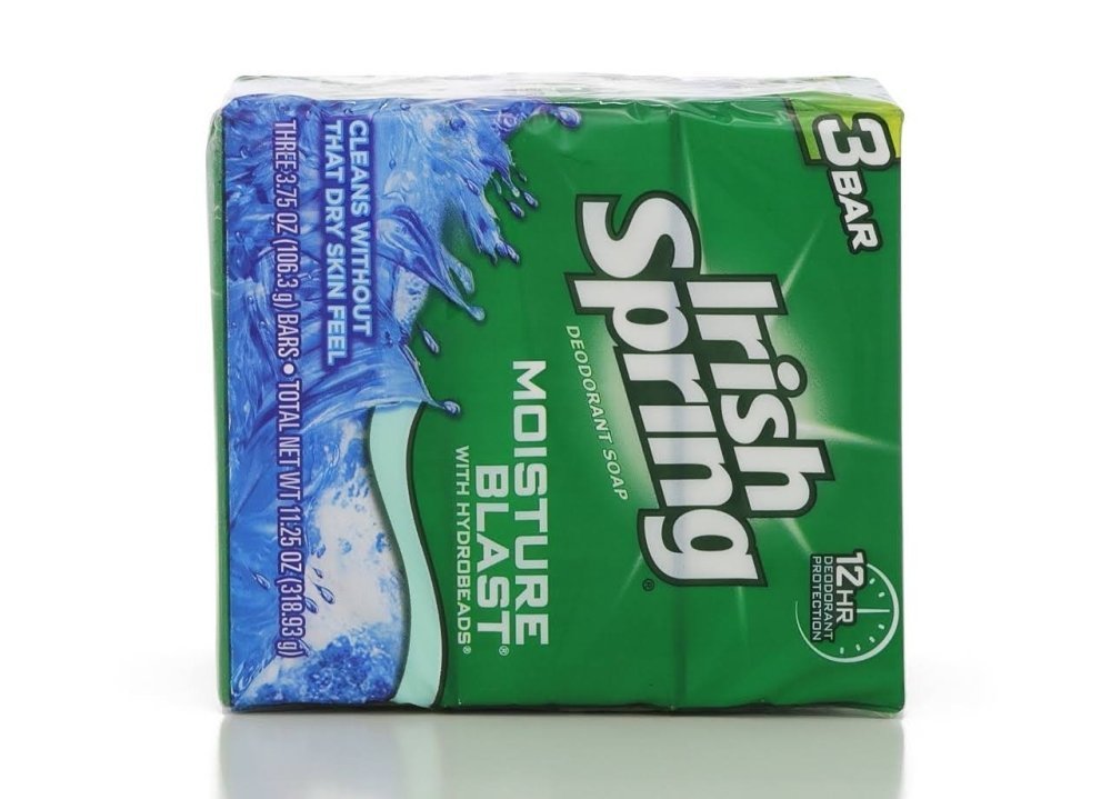 Irish Spring Moisture Blast Deodorant Soap , 3 x 4 oz Beauty & Personal Care Irish Spring