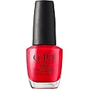 OPI Nail Lacquer Cajun Shrimp | Opaque Bright Orange Crème Chip Resistant Nail Polish | Fast Drying, Streak Free