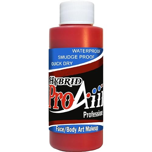 ProAiir Face and Body Painting Makeup - 2oz (60ml) Lipstick Red