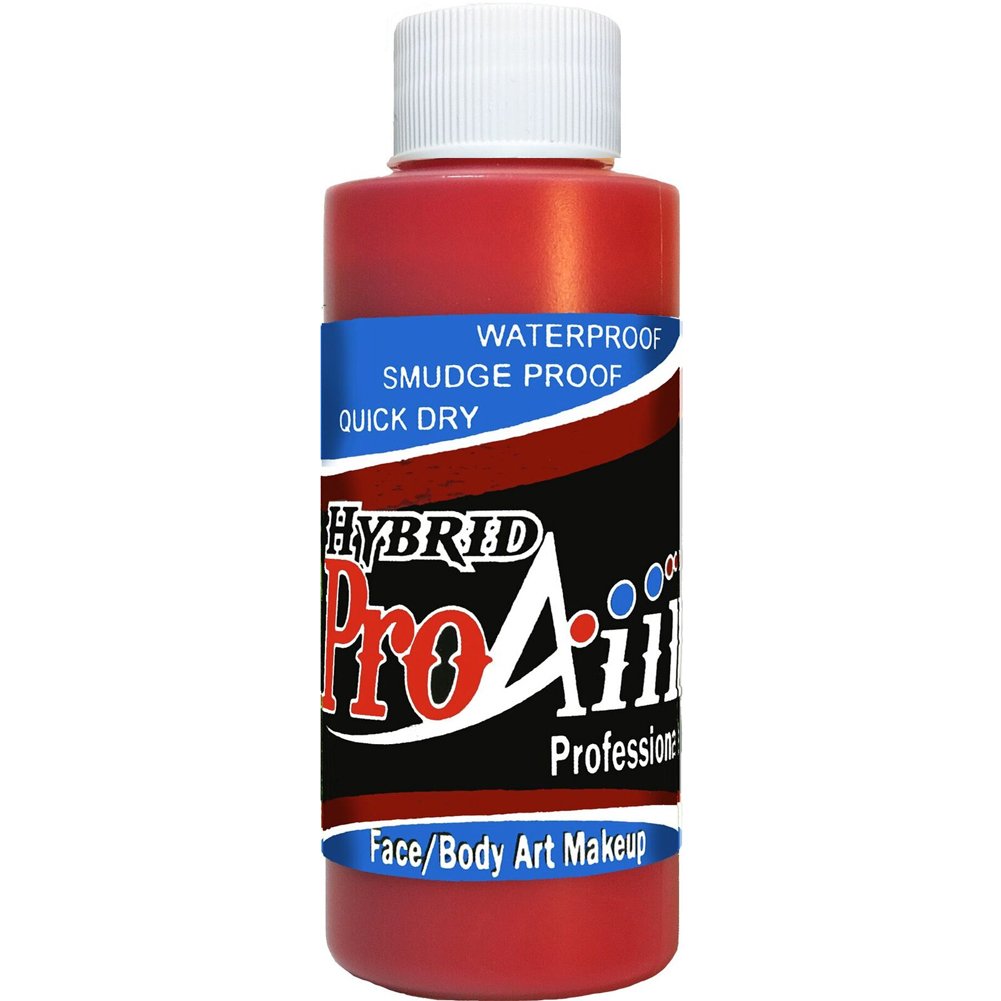 ProAiir Face and Body Painting Makeup - 2oz (60ml) Lipstick Red