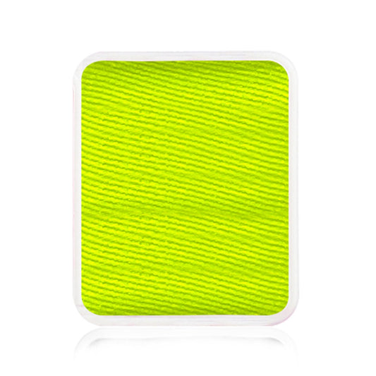 Kraze FX Face Paint Palette Refill - Neon Yellow Face Paint (6 gm) - Hypoallergenic Non-Toxic Water Activated Professional Halloween Face & Body