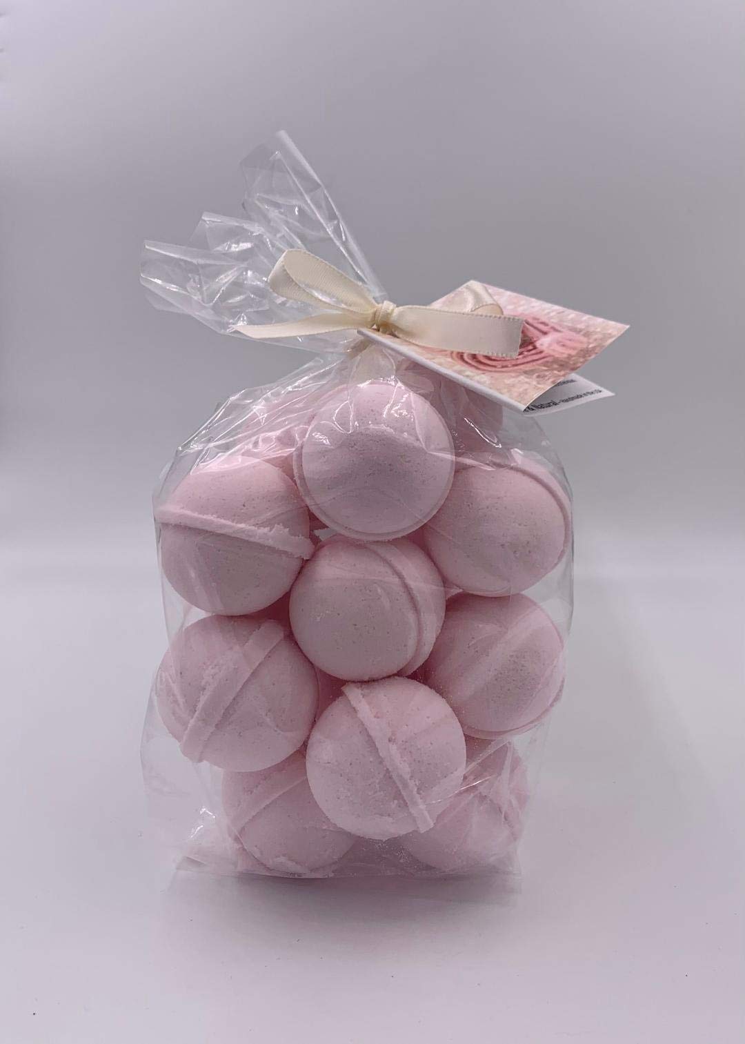 SpaPure Pink Sugar Bath Bomb - 14 Bath fizzies with Shea Butter, Ultra Moisturizing (12 Oz) ...Great for Dry Skin (Pink Sugar FBA)