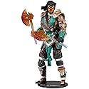 McFarlane Toys Mortal Kombat Sub Zero Bloody Frozen Over Skin 7” Action Figure, Multicolor