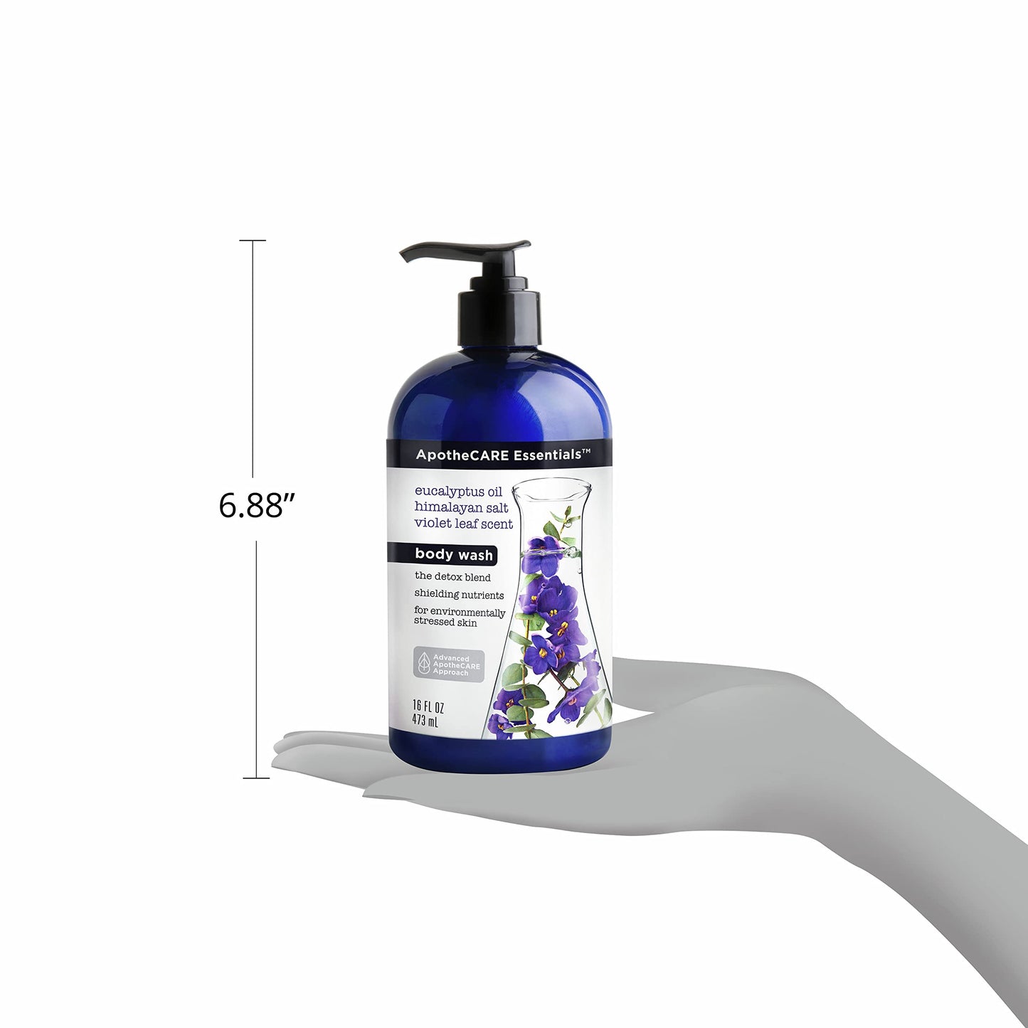 ApotheCARE Essentials The Detox Blend Body Wash Eucalyptus 16 oz