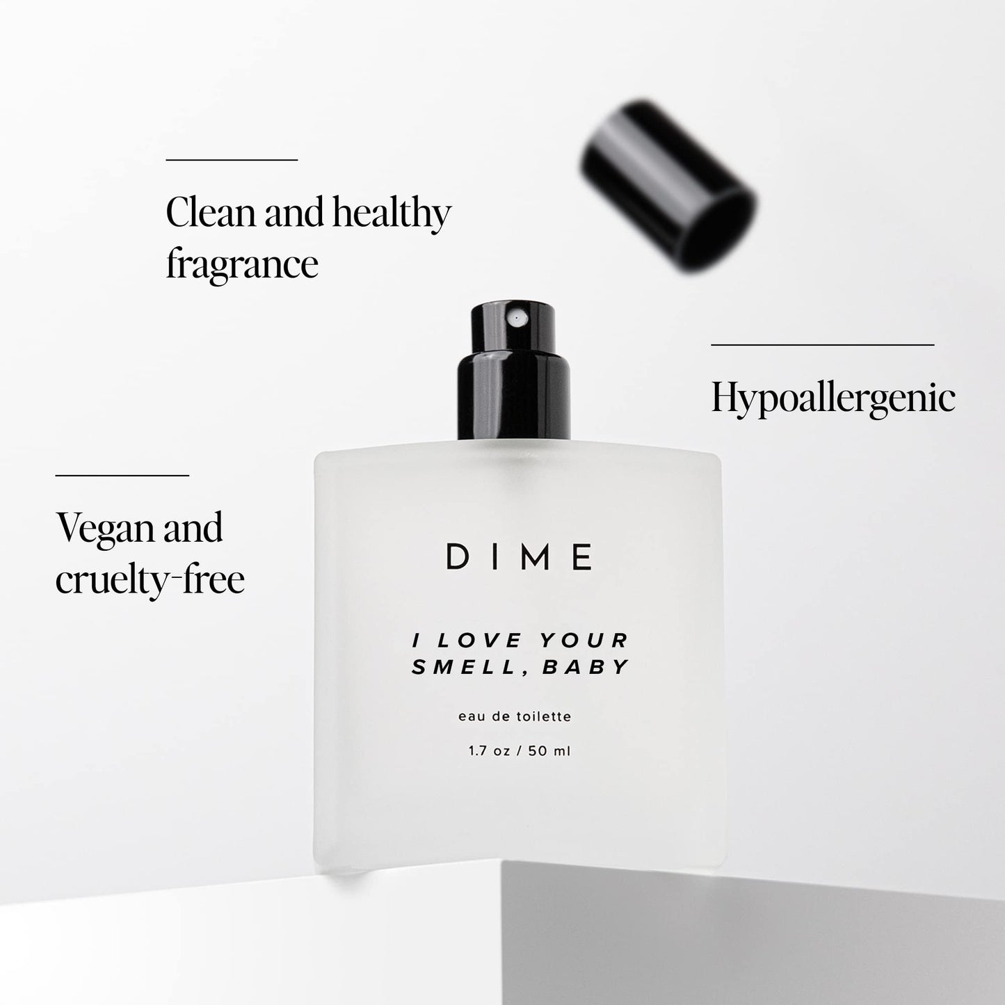 Dime Beauty Perfume I Love Your Smell, Baby, 1 oz - Sweet Floral Scent, Hypoallergenic, Clean Perfume, Eau de Toilette For Women