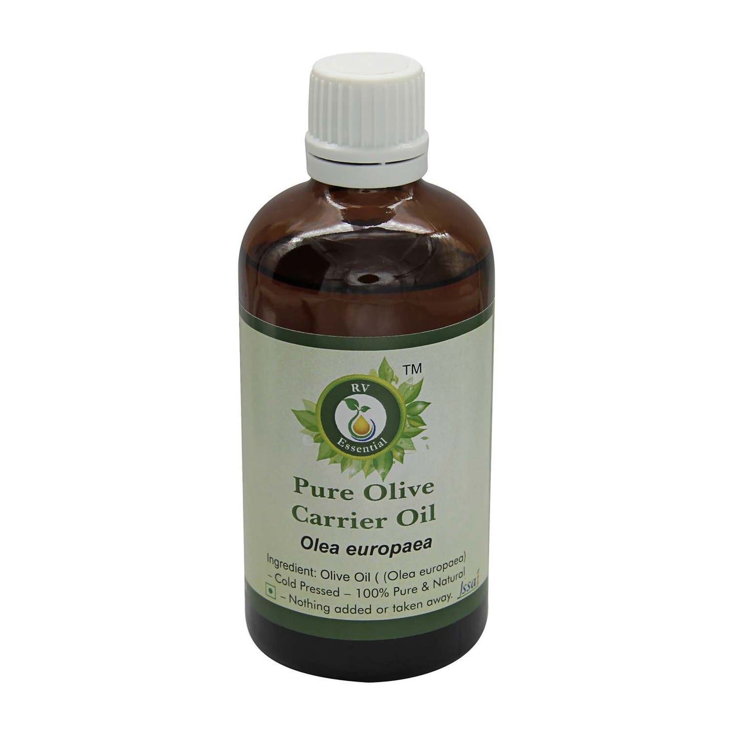 R V Essential Pure Olive Carrier Oil 30ml (1.01oz)- Olea Europaea (100% Pure and Natural Cold Pressed) Beauty and Personal Care R V Essential