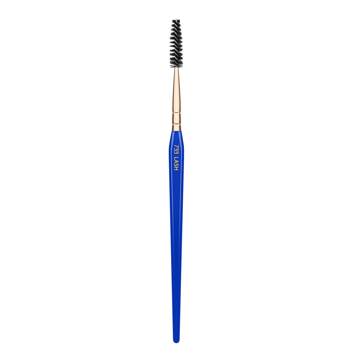 Bdellium Tools Professional Makeup Brush - Golden Triangle 733 Lash - With All Vegan and Soft Synthetic Fibers, For Applying Mascara (Blue, 1pc)