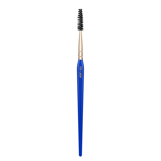 Bdellium Tools Professional Makeup Brush - Golden Triangle 733 Lash - With All Vegan and Soft Synthetic Fibers, For Applying Mascara (Blue, 1pc)