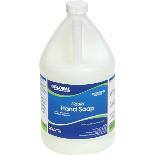 Global Industrial General Purpose Liquid Hand Soap, Fresh Orchard Scent, 1 Gallon Bottle, 4/Bottles, Commercial & Industrial Moisturizing Liquid Hand