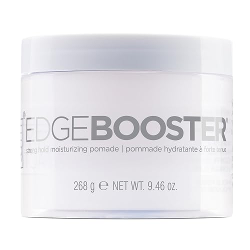 Style Factor EDGE BOOSTER Strong Hold Moisturizing Pomade - Keratin Argan & Chia Seed Oil Formulated Styling Gel for Hydration, High Shine, Edge