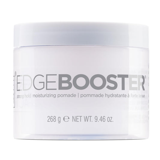 Style Factor EDGE BOOSTER Strong Hold Moisturizing Pomade - Keratin Argan & Chia Seed Oil Formulated Styling Gel for Hydration, High Shine, Edge