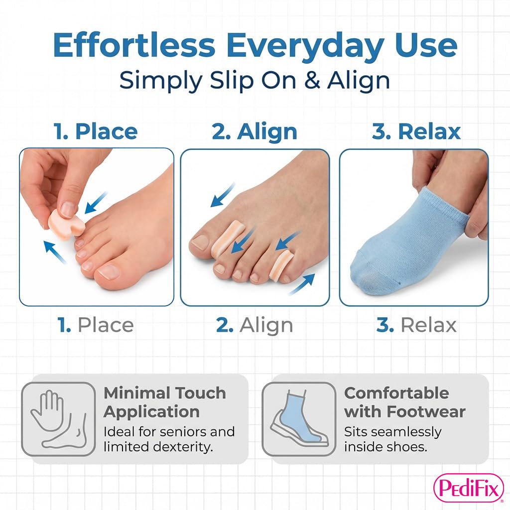 Pedifix 3-layer Toe Separators, 6-Count Beauty & Personal Care Pedifix