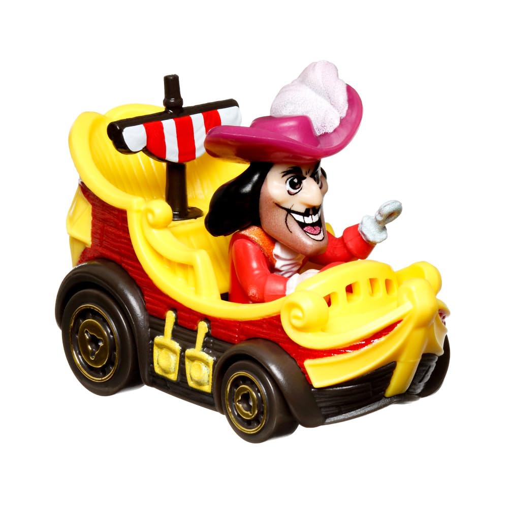Hot Wheels RacerVerse Die-Cast Vehicle with Captain Hook Driver 1:64 Scale