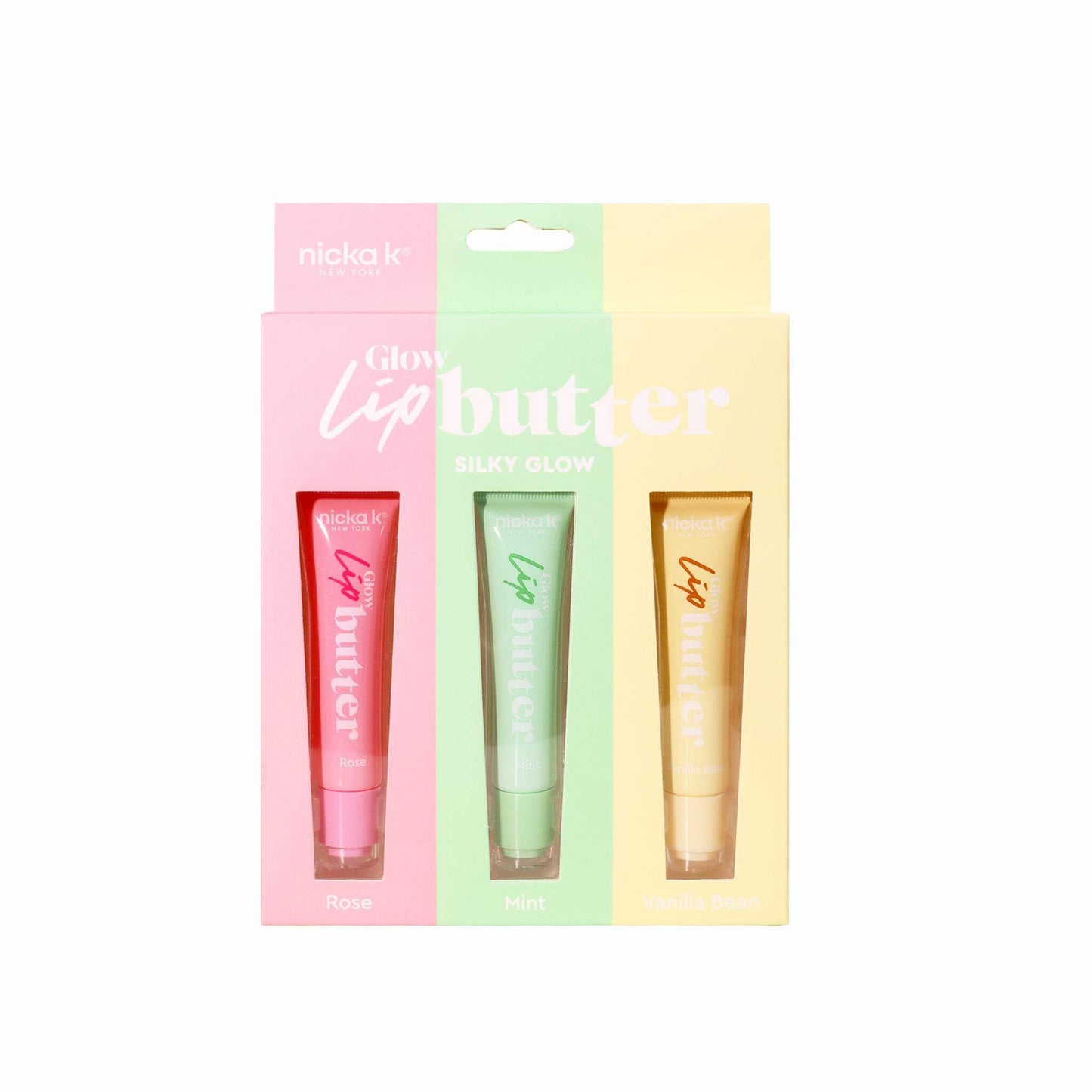 NICKA K NEW YORK Glow Lip Butter, Hydrate, Silky Shin, Soft Smooth and Radiant Lips (MLTB01 Silky Glow)