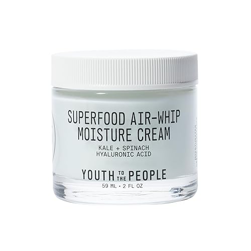 Youth To The People Superfood Air-Whip Moisture Cream Full Size - Kale + Green Tea Hyaluronic Acid Face Moisturizer, Smooths + Hydrates Up to 48HR