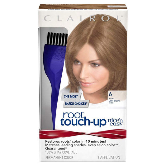 Nice 'n Easy Root Touch-Up, Light Brown 1 ea (Pack of 4)