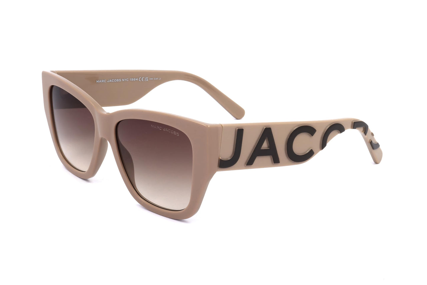 Marc Jacobs Womens MARC 695/S Sunglasses (pack of 1), Nude Brown, 55/16/145