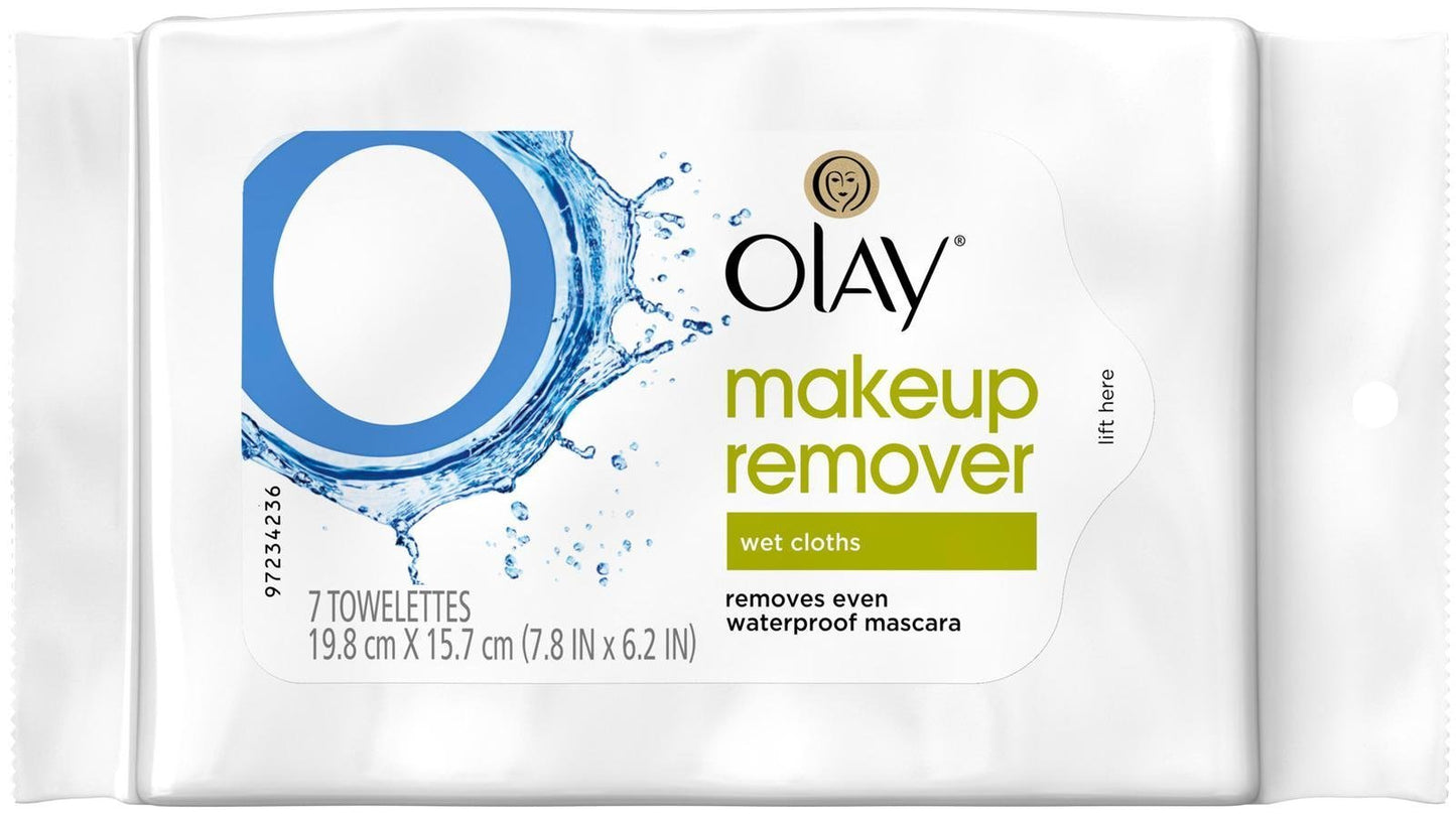 Olay Makeup Remover Wet Cloths - 7 ct