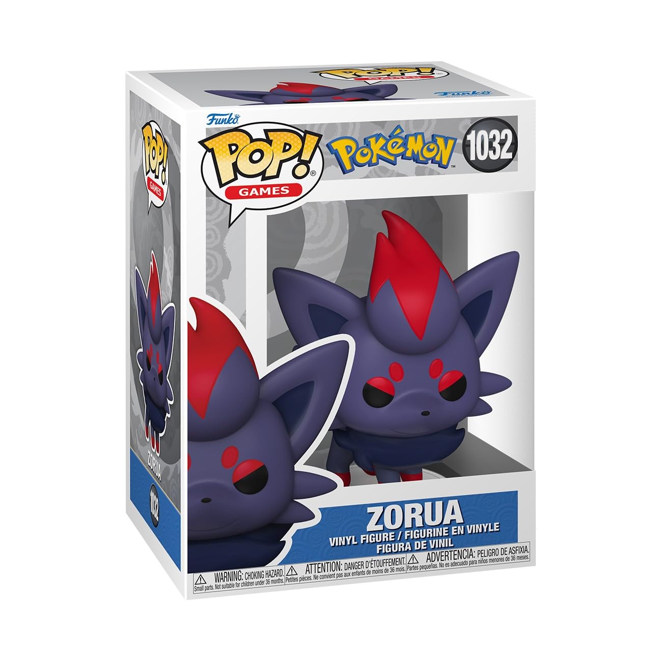Funko Pop Games: Pokemon - Zorua - Collectable Vinyl Figure - Gift Idea - Official Merchandise - Toys for Kids & Adults - Video Games Fans - Model…