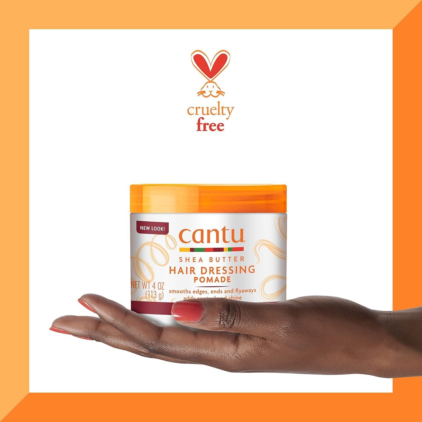 Cantu Shea Butter Hair Dressing Pomade 4 Ounce Jar (118ml) (2 Pack)