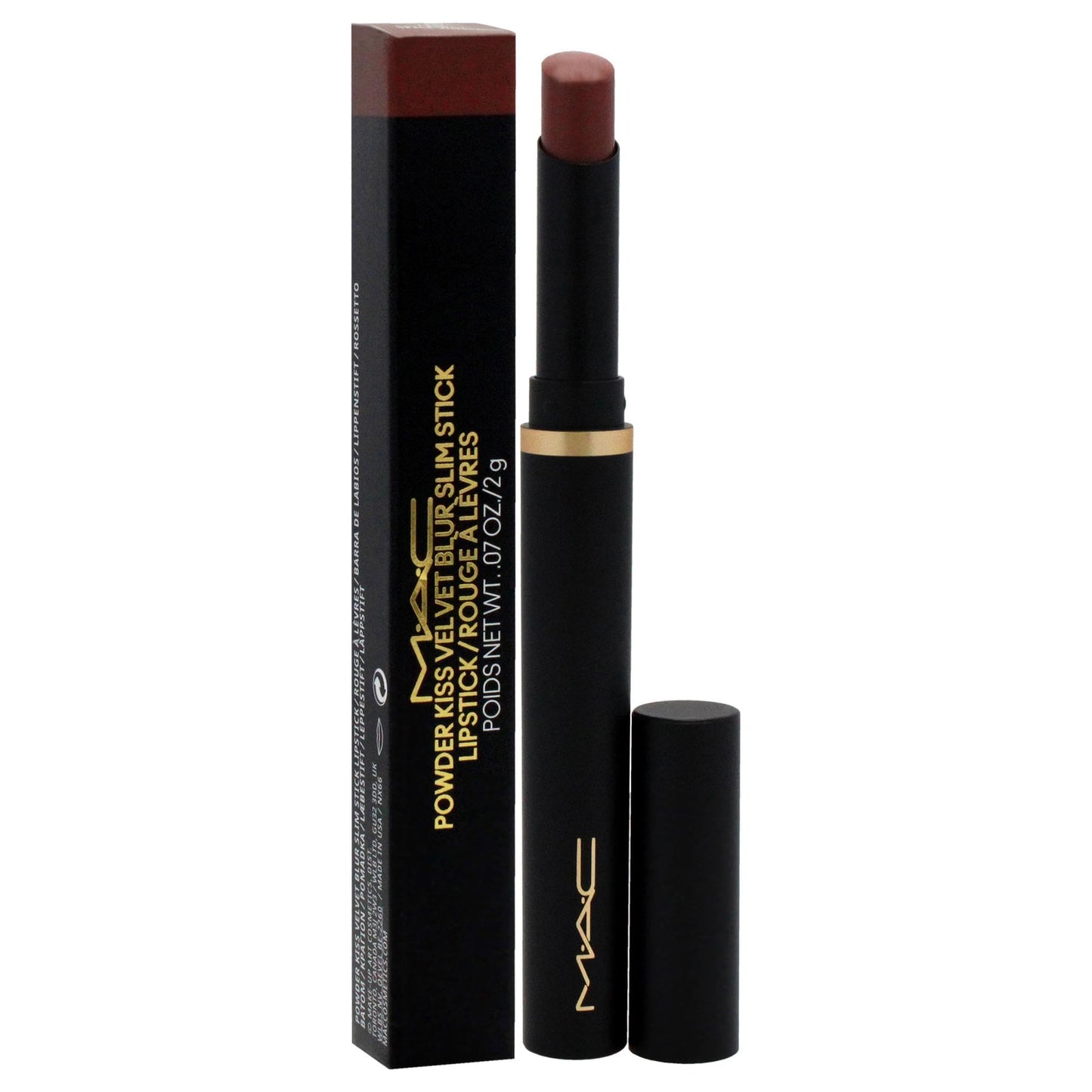 Powder Kiss Velvet Blur Slim Stick - Spice World by MAC for Women - 0.7 oz Lipstick
