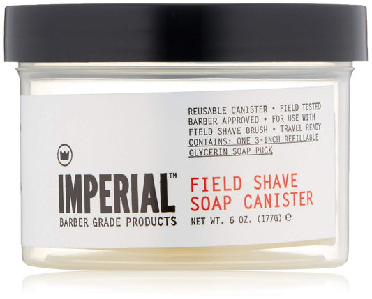 Imperial Barber Field Shave Soap Canister, 6.2 oz. Beauty and Personal Care Imperial Barber Grade Products