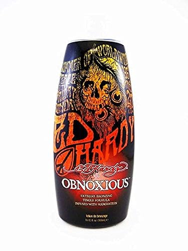 Ed Hardy Obnoxious Extreme Bronzer Tingle Tanning Lotion, 10 oz.