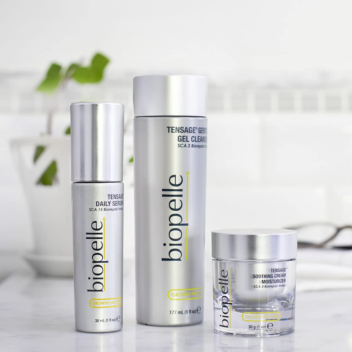 Biopelle Tensage Growth Factor Soothing Oil Free Moisturizer Face Cream with SCA 3 Biorepair Index, Snail Mucin Moisturizer for Oily Skin