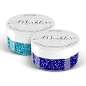 MARBLERS Twinkle Face & Body Glitter Duo [Holo Maui & Royal Blue] 0.36oz (10g) | Non-Toxic | Cruelty-Free | Festival, Rave & Party Makeup | Eye, Hair