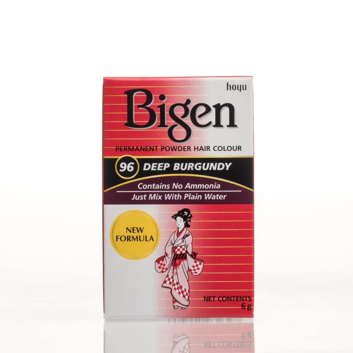 Bigen Powder Hair Color #96 Deep Burgundy 0.21 Ounce (Pack of 2)