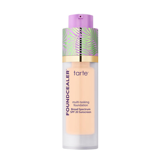 tarte babassu foundcealer dewy foundation Broad Spectrum SPF 20 Sunscreen - Foundation & Concealer in 1 with SPF, Vegan Skincare Makeup with Radiant
