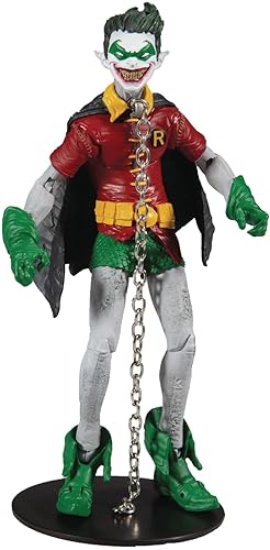 McFarlane Toys DC Multiverse Robin Earth -22 (Dark Nights: Metal) 7" Action Figure with Build-A Parts for 'The Merciless' Figure (15422)
