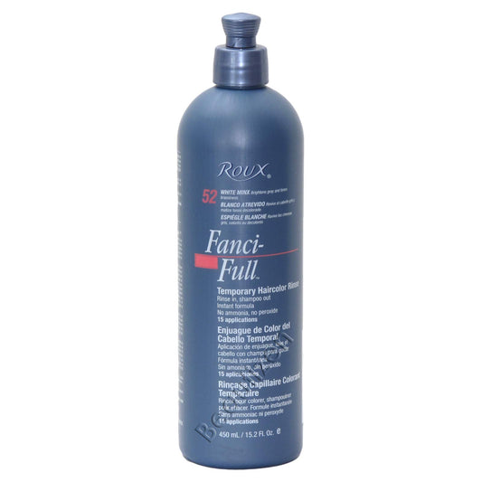 Roux Fanci-Full Rinse #52 White Minx 15.2 Ounce (449ml) (2 Pack)