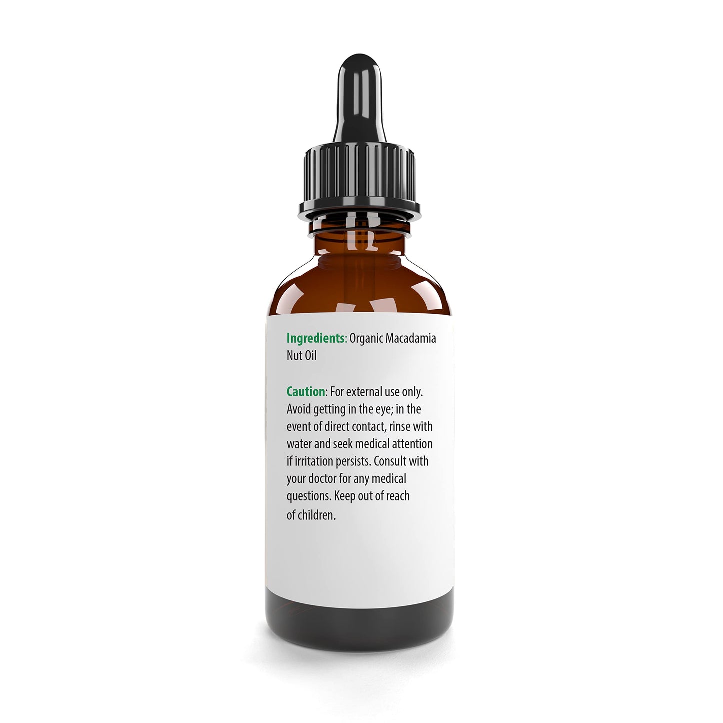 Vera Botanics ORGANIC MACADAMIA NUT OIL 100% Pure & Natural, Unrefined, Cold-Pressed For Face, Dry Skin, Nails, Lips, Body & Hair - Reduce Hair