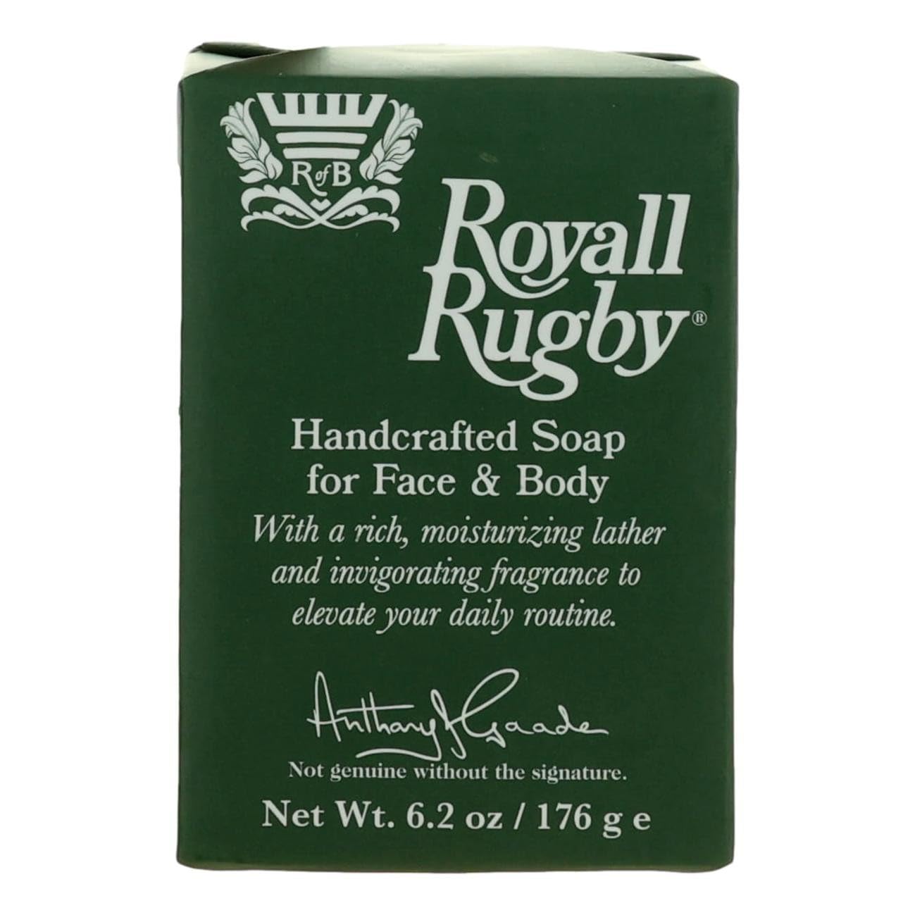 Royall Rugby By Royall Fragrances, 6.2 Oz Bar Soap For Men