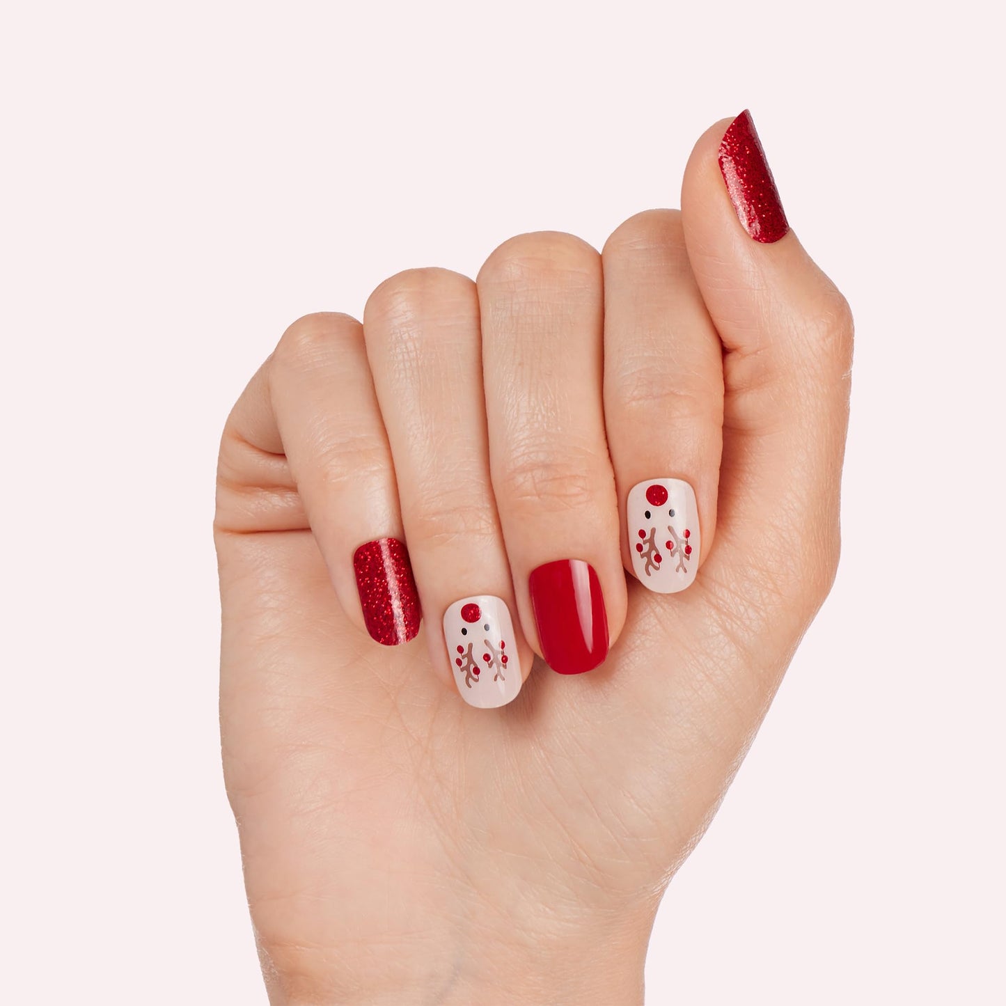 Dashing Diva Gloss Nail Strips - Deer Diary | UV Free, Chip Resistant, Long Lasting Gel Stickers | Contains 32 Wraps, 1 Prep Pad, 1 File Beauty & Personal Care Dashing Diva