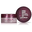 GIOVANNI 2chic Ultra Sleek Hair Styling Wax - Brazilian Phyto-Keratin & Moroccan Argan Oil, Strong Hold Keeps Hair In Place, Nourishing Anti-Frizz