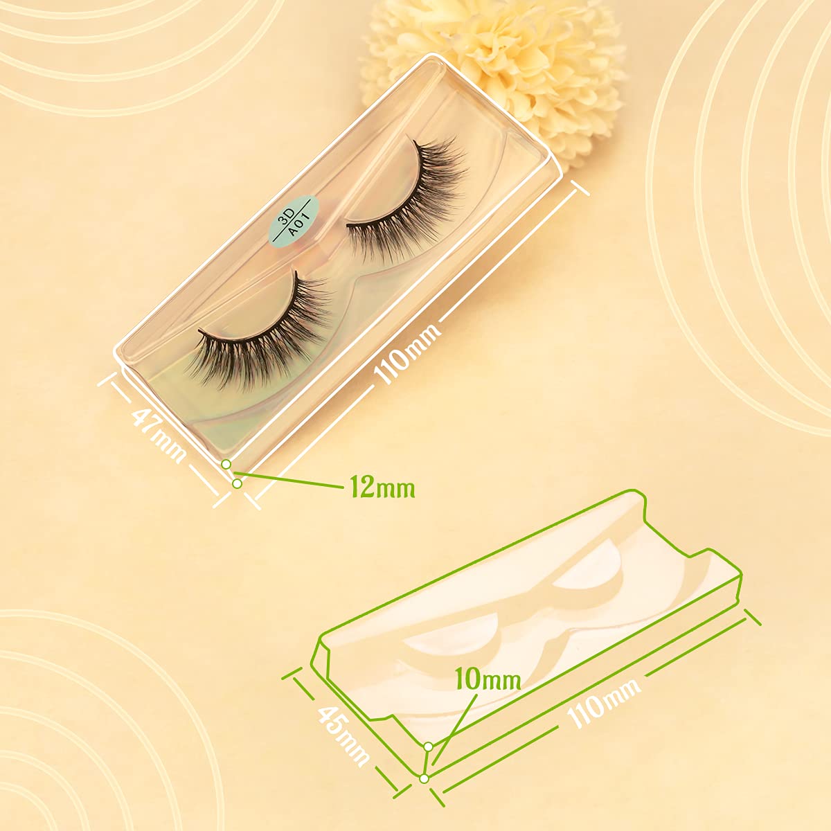FARRED Wholesale False Lashes 30 Pairs 10 Styles Medium Length Vegan Eyelashes Fluffy Volume Strip Lashes Bulk 10 Portable Boxes Fake Eyelashes Mixed